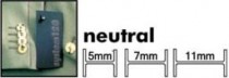 120 NYF NEUTRAL 007 Nitki do etykietowania nylonowe 7 mm FINE - kartonik 12.000 sztuk-1