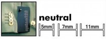 120 NYF NEUTRAL 011 Nitki do etykietowania nylonowe 11 mm FINE - kartonik 12.000 sztuk