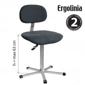 ERGOLINIA EVO2 Krzesło obrotowe z tapicerką, podnośnik pneumatyczny-1