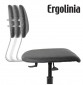 ERGOLINIA EVO2 Krzesło obrotowe z tapicerką, podnośnik pneumatyczny-2