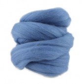 Wełna czesankowa - 50g - Kolor: Niebieski
